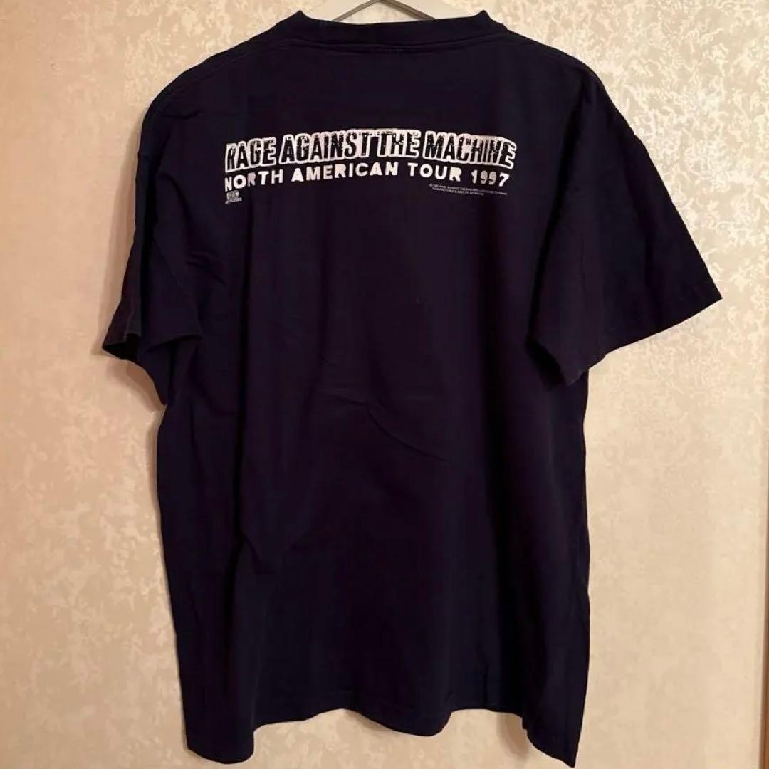 90s RAGE AGAINST THE MACHINE Tシャツ XL