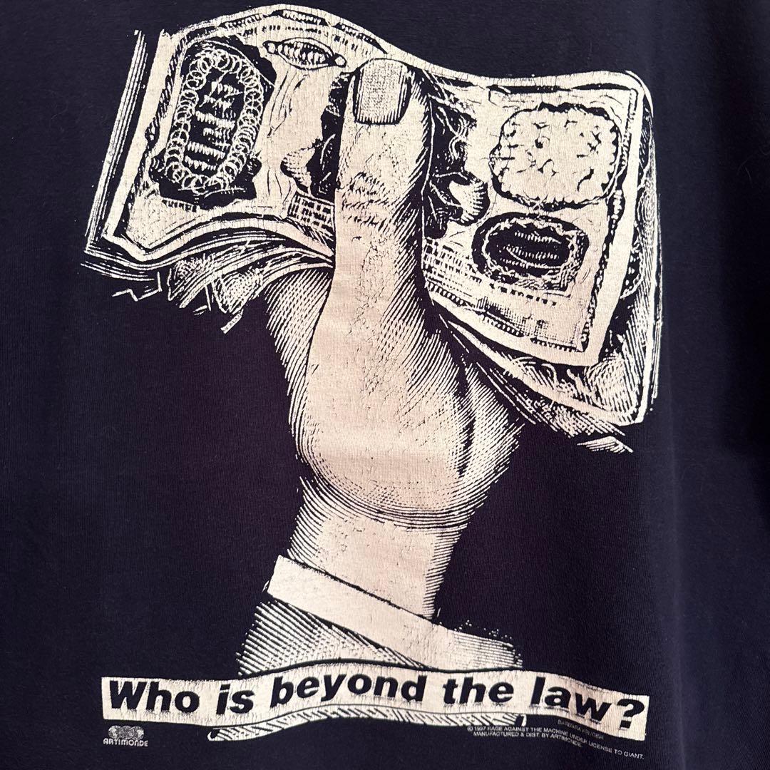 90s RAGE AGAINST THE MACHINE Tシャツ XL