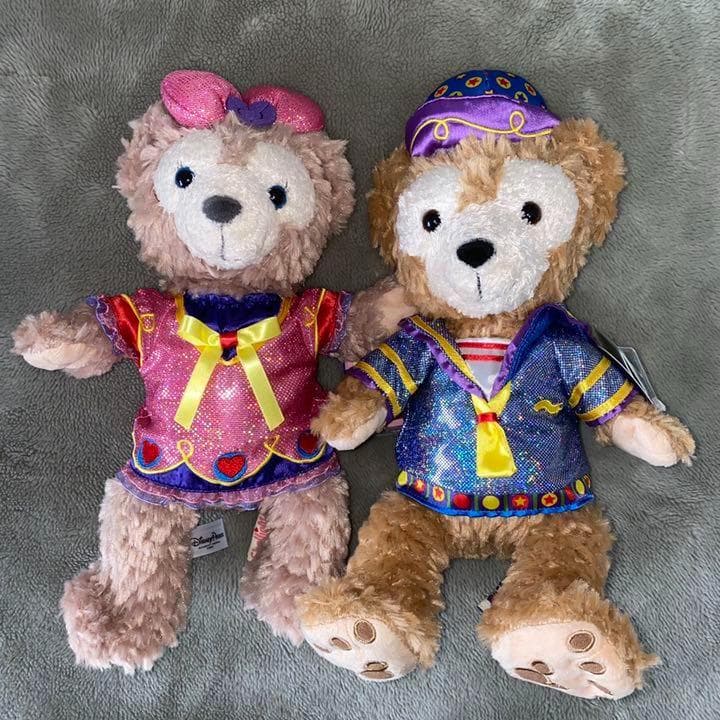 【新品未使用】香港ディズニー10周年 ダッフィー シェリーメイ ぬいぐるみ