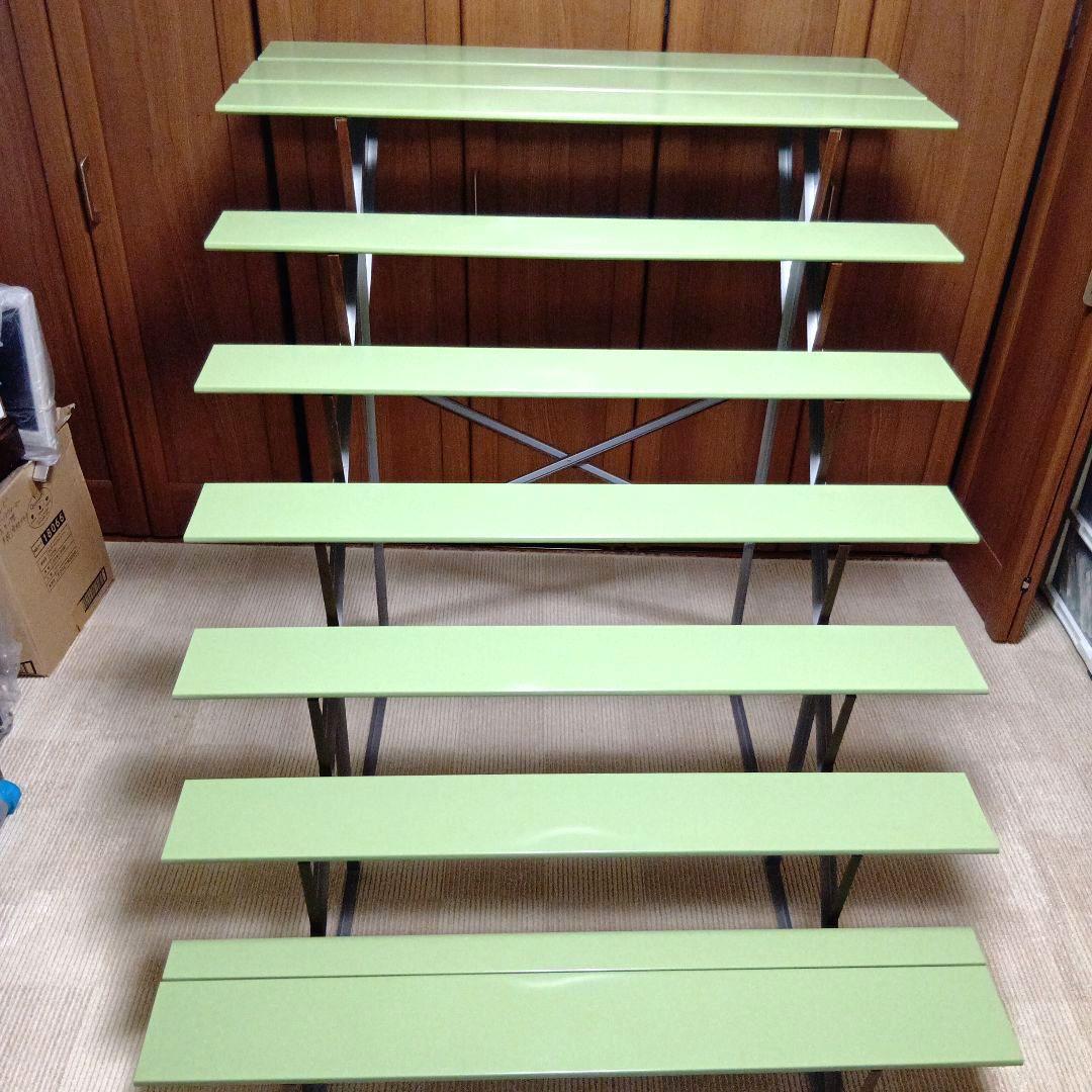 ひな壇 7段飾り 40号 スチール 毛氈付き ディスプレイ用