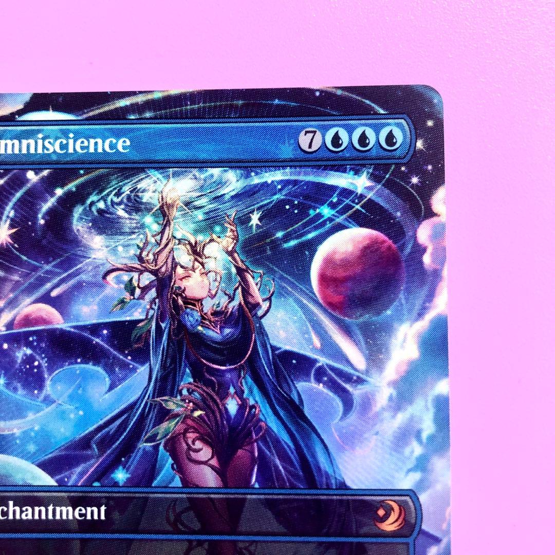 MTG 全知　おとぎ話　ボーダーレス　foil 英語版