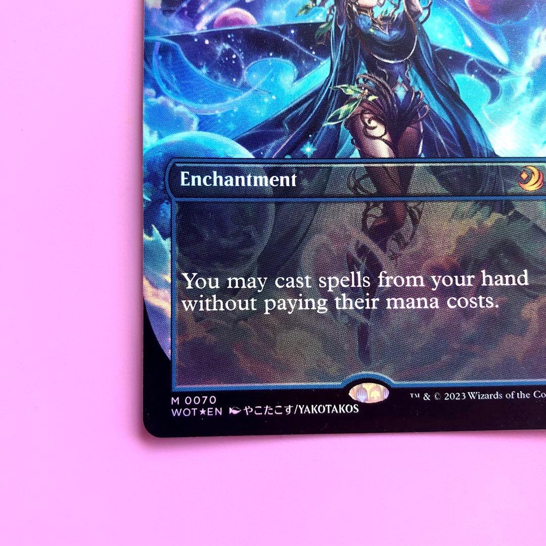 MTG 全知　おとぎ話　ボーダーレス　foil 英語版