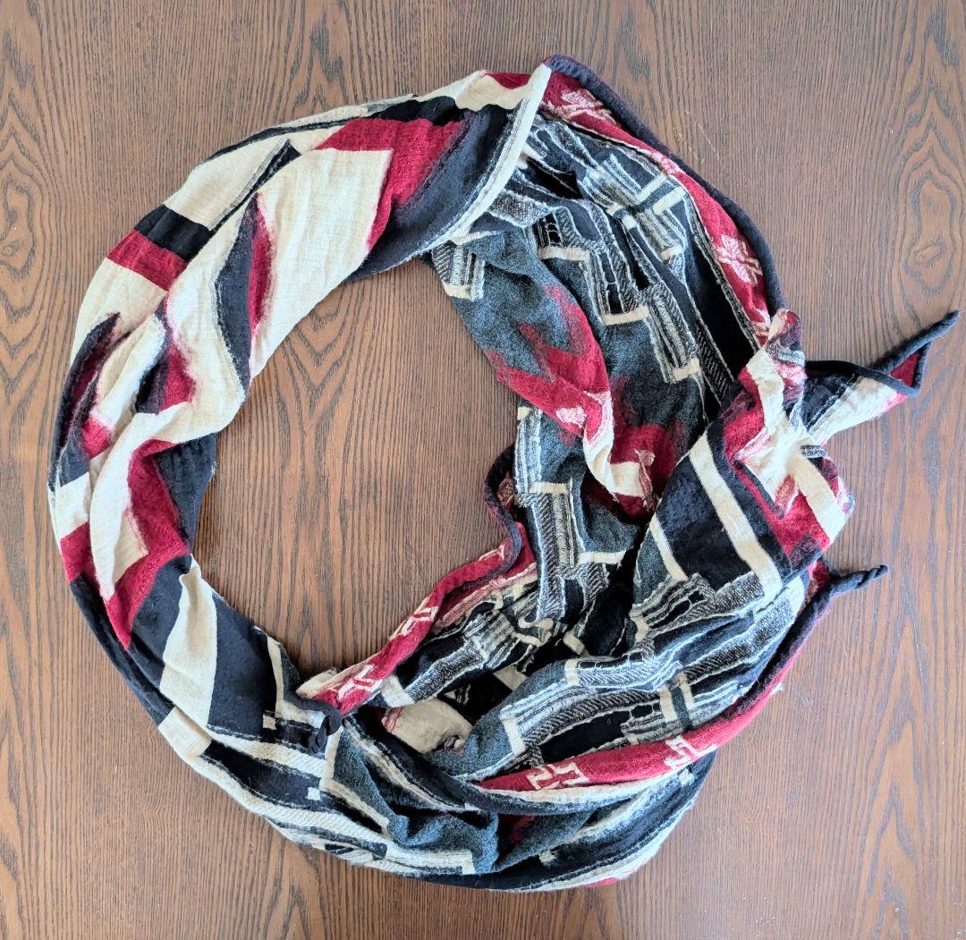 KAPITAL 縮絨ウール \"Alaska-Raven\" マフラー 美品