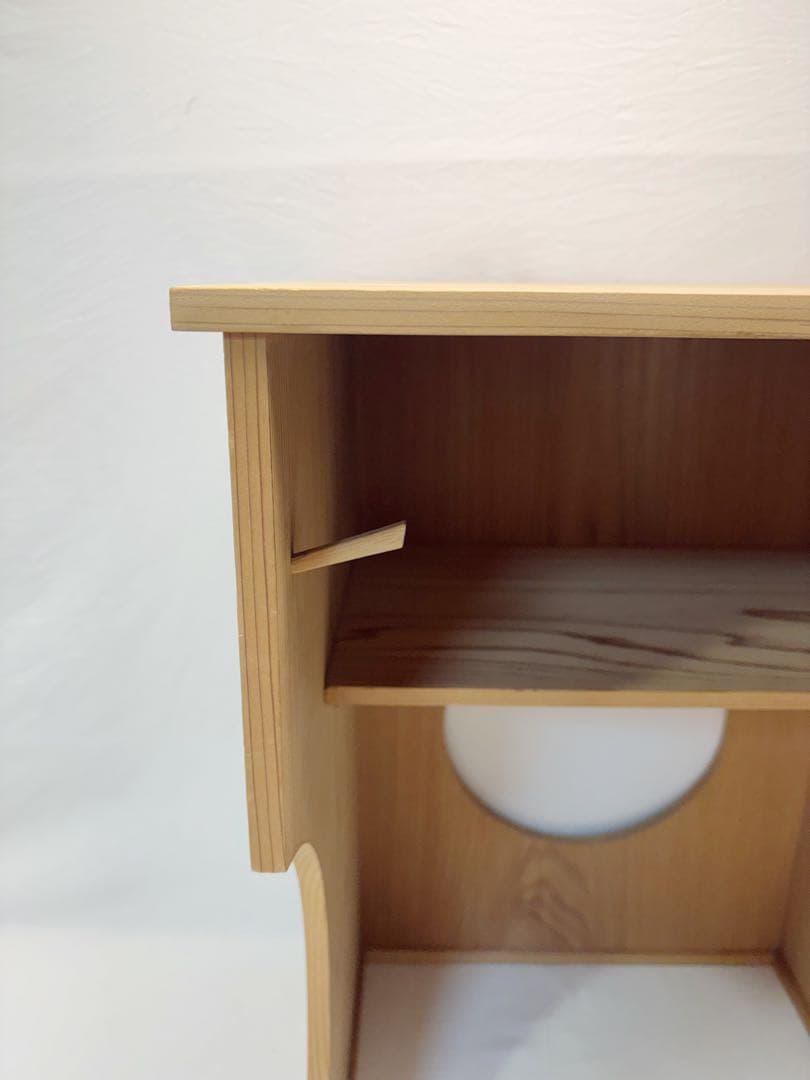 ほぼ未使用 茶道具 桐 抱清棚 吸江斎好写 水指棚 木工芸 箱無