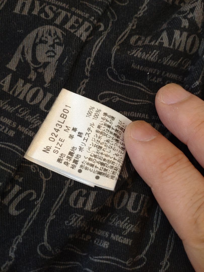 K*j様 HYSTERIC GLAMOUR ブラックレザー　シングルライダース