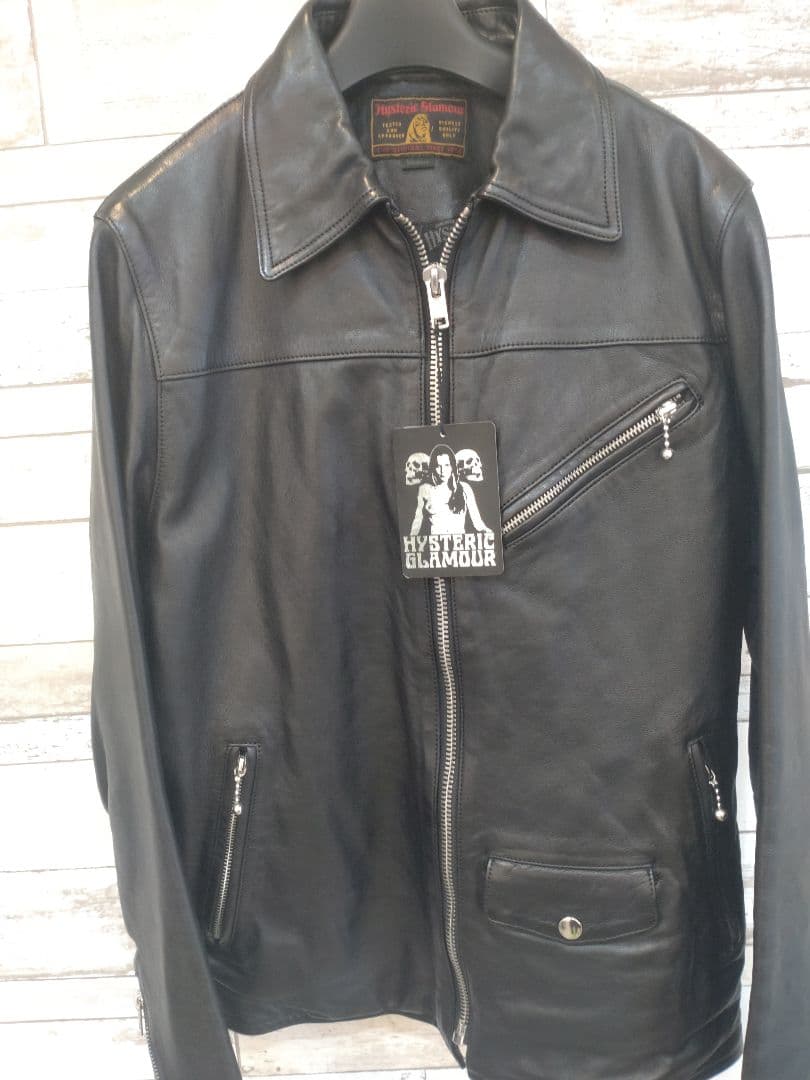 K*j様 HYSTERIC GLAMOUR ブラックレザー　シングルライダース