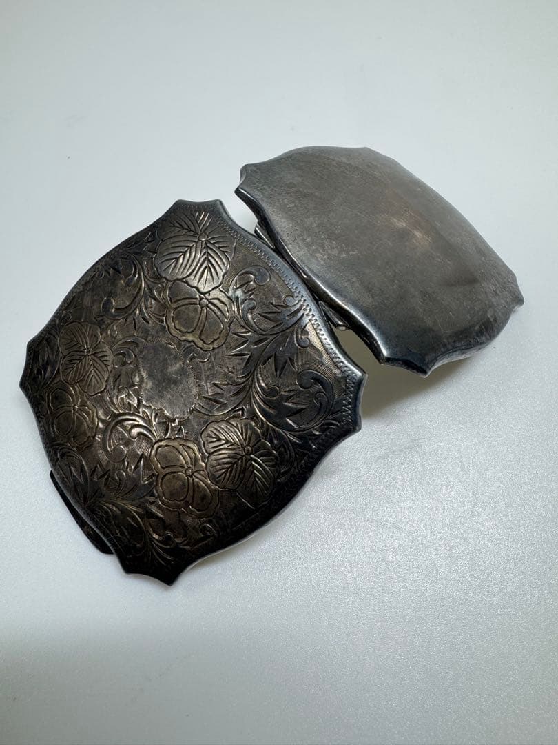 【アンティーク】シルバー製 パウダーケース 50.8g ヴィンテージ