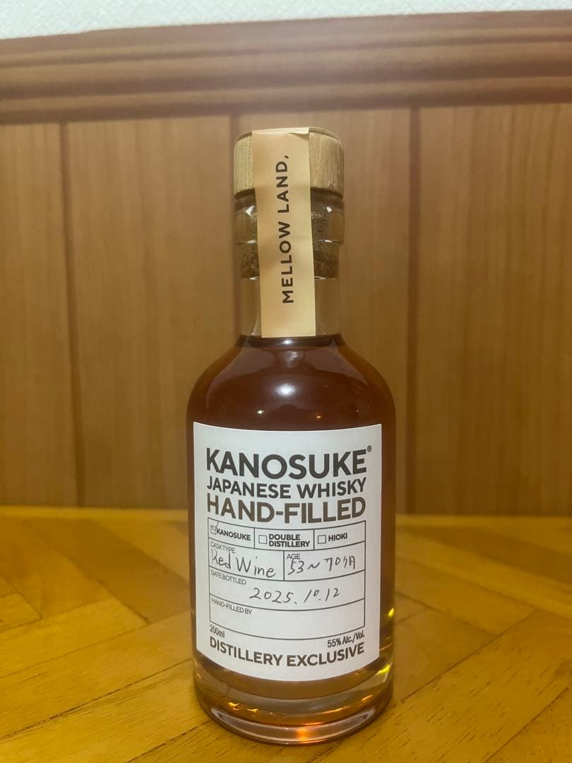 KANOSUKE WHISKY HAND-FILLED ハンドフィル　嘉之介