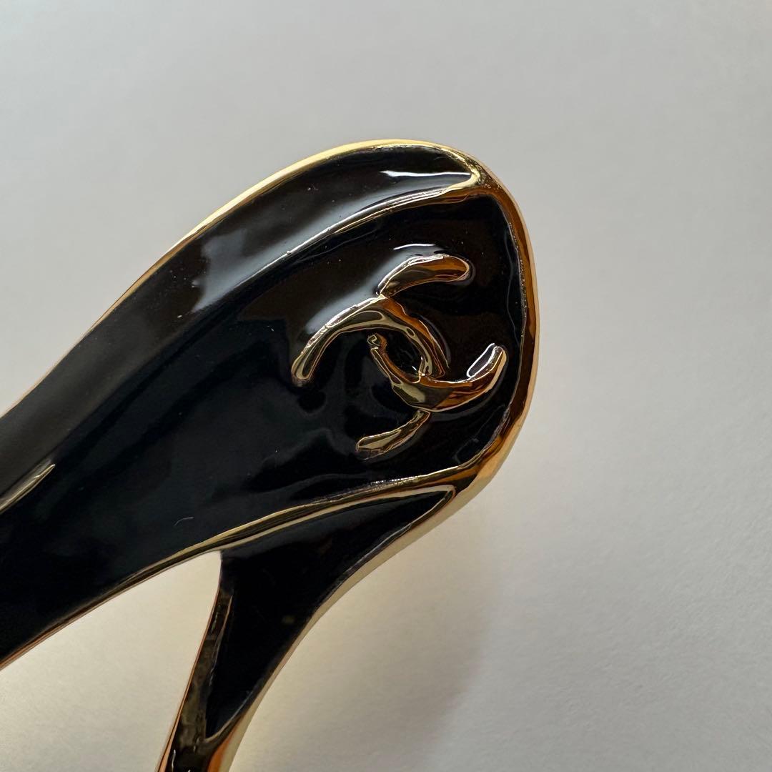 【美品】　CHANEL シャネル　ピンバッジ　靴　ブローチ　ヴィンテージ