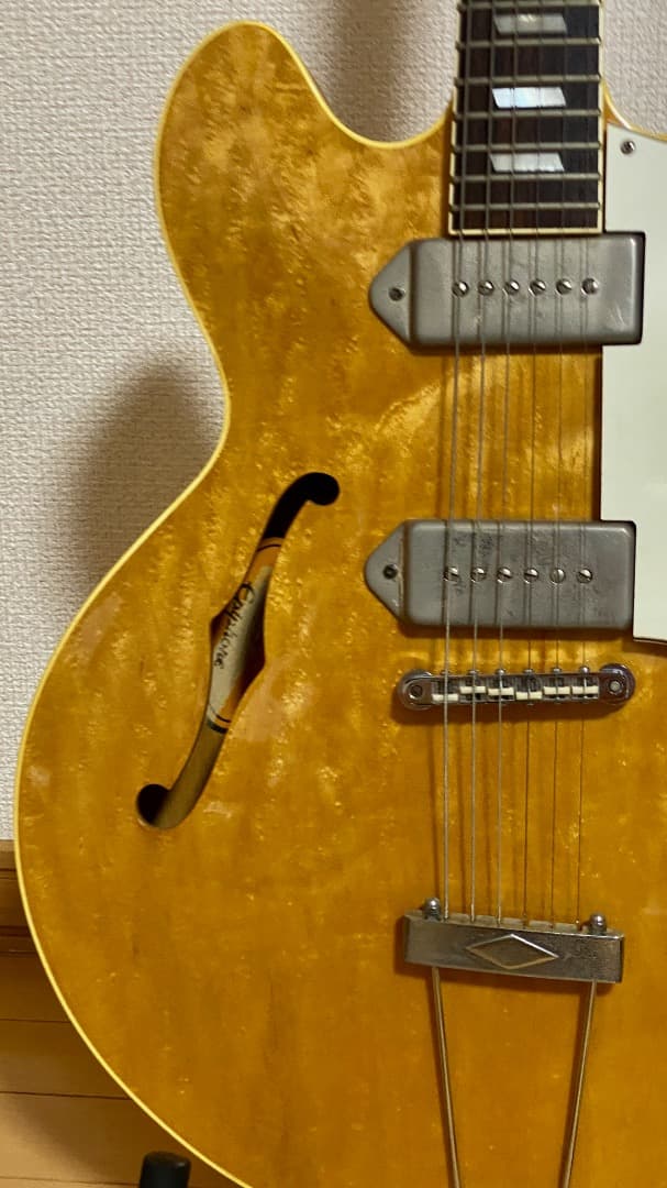 Epiphone Casino エピフォン カジノ 極上バーズアイ オレンジ