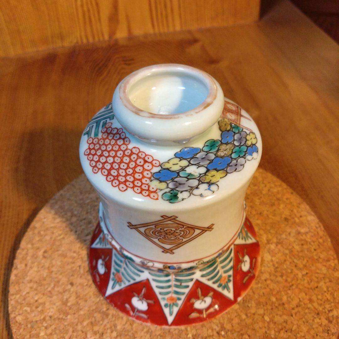 伊万里色絵　キャンドルスタンド立て