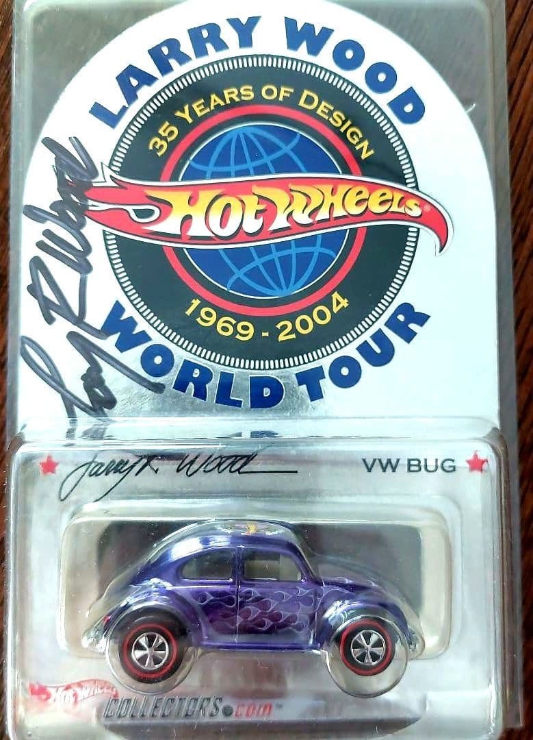 Hot Wheels LARRY WOOD　VW BUG　ラリーウッドサイン入り
