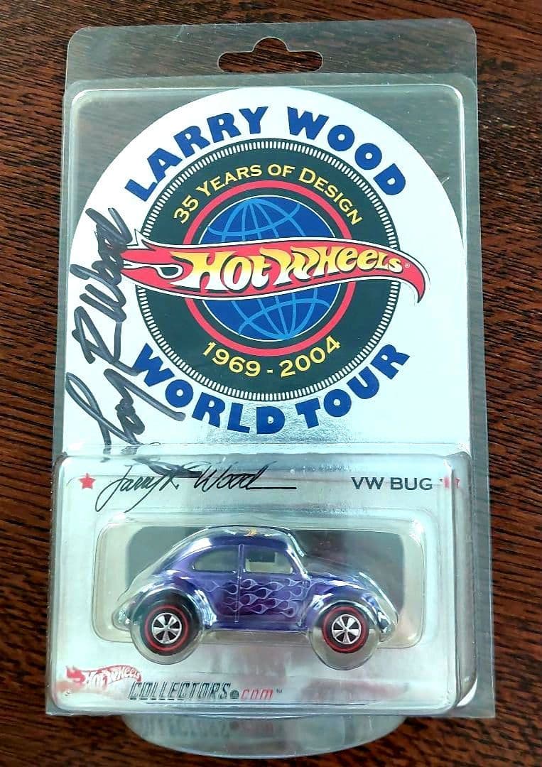 Hot Wheels LARRY WOOD　VW BUG　ラリーウッドサイン入り