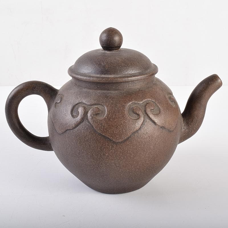 中国　紫砂　朱泥　急須　茶壷　在銘　M　R7711