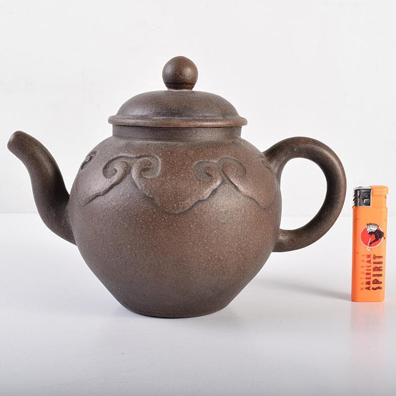 中国　紫砂　朱泥　急須　茶壷　在銘　M　R7711