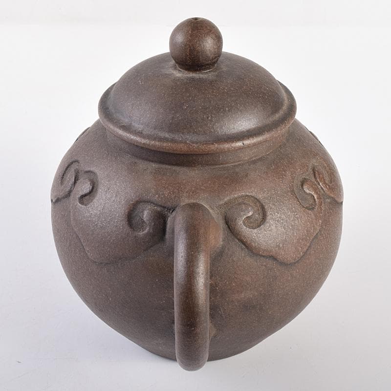 中国　紫砂　朱泥　急須　茶壷　在銘　M　R7711