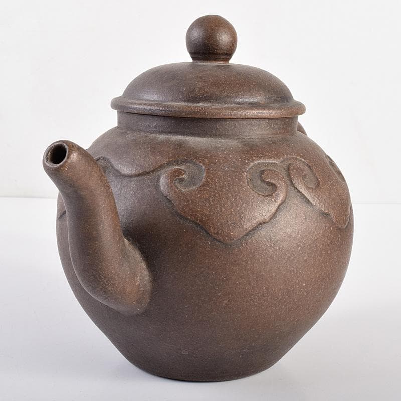 中国　紫砂　朱泥　急須　茶壷　在銘　M　R7711