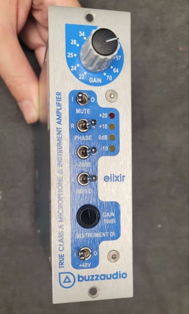 Buzz Audio elixir マイクプリアンプ