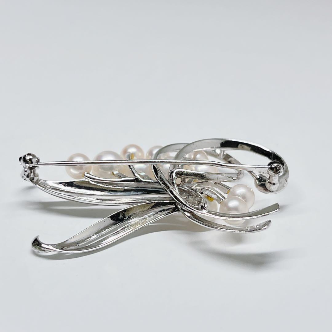 MIKIMOT ミキモト アコヤパール　ブローチ　フラワ　ブーケ　花　11球