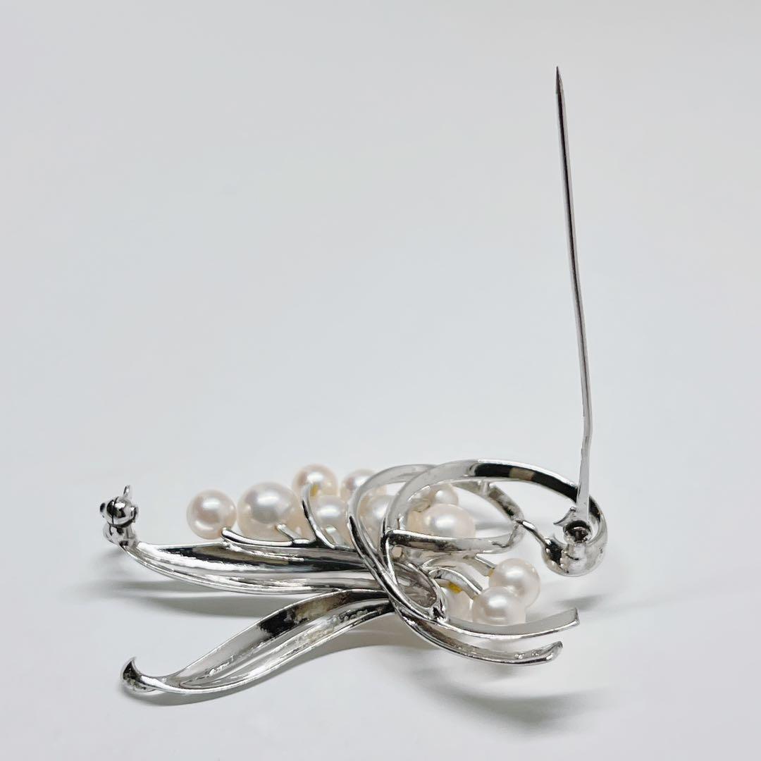 MIKIMOT ミキモト アコヤパール　ブローチ　フラワ　ブーケ　花　11球