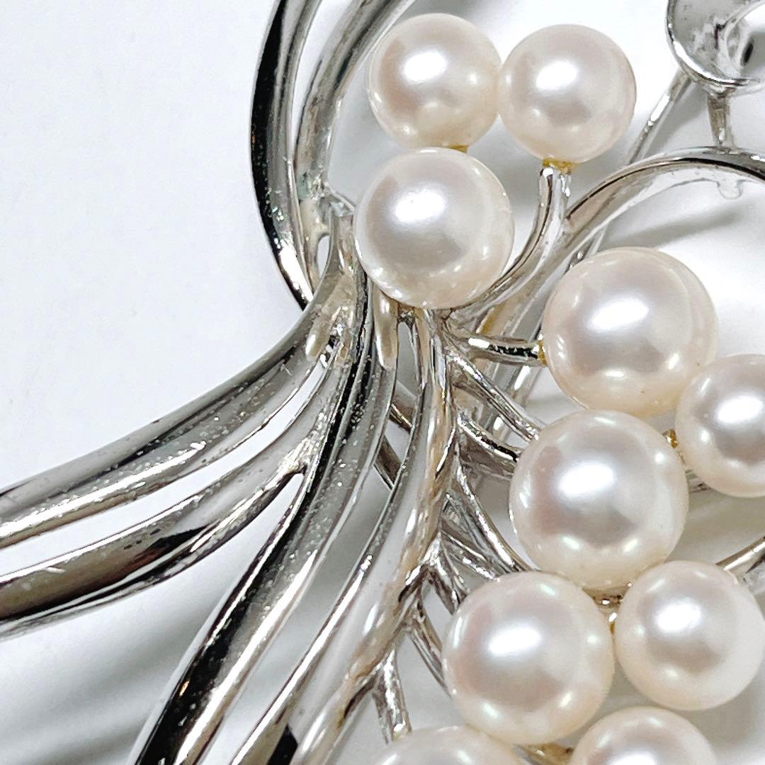 MIKIMOT ミキモト アコヤパール　ブローチ　フラワ　ブーケ　花　11球