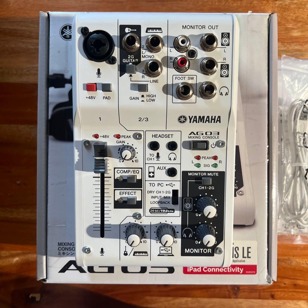 YAMAHA AG03 オーディオインターフェース ミキシングコンソール