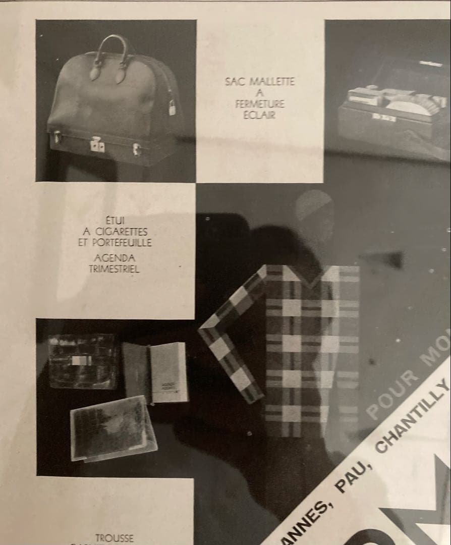 更に値下げ1929年　HERMES エルメス 広告　ポスターアートポスター　額装