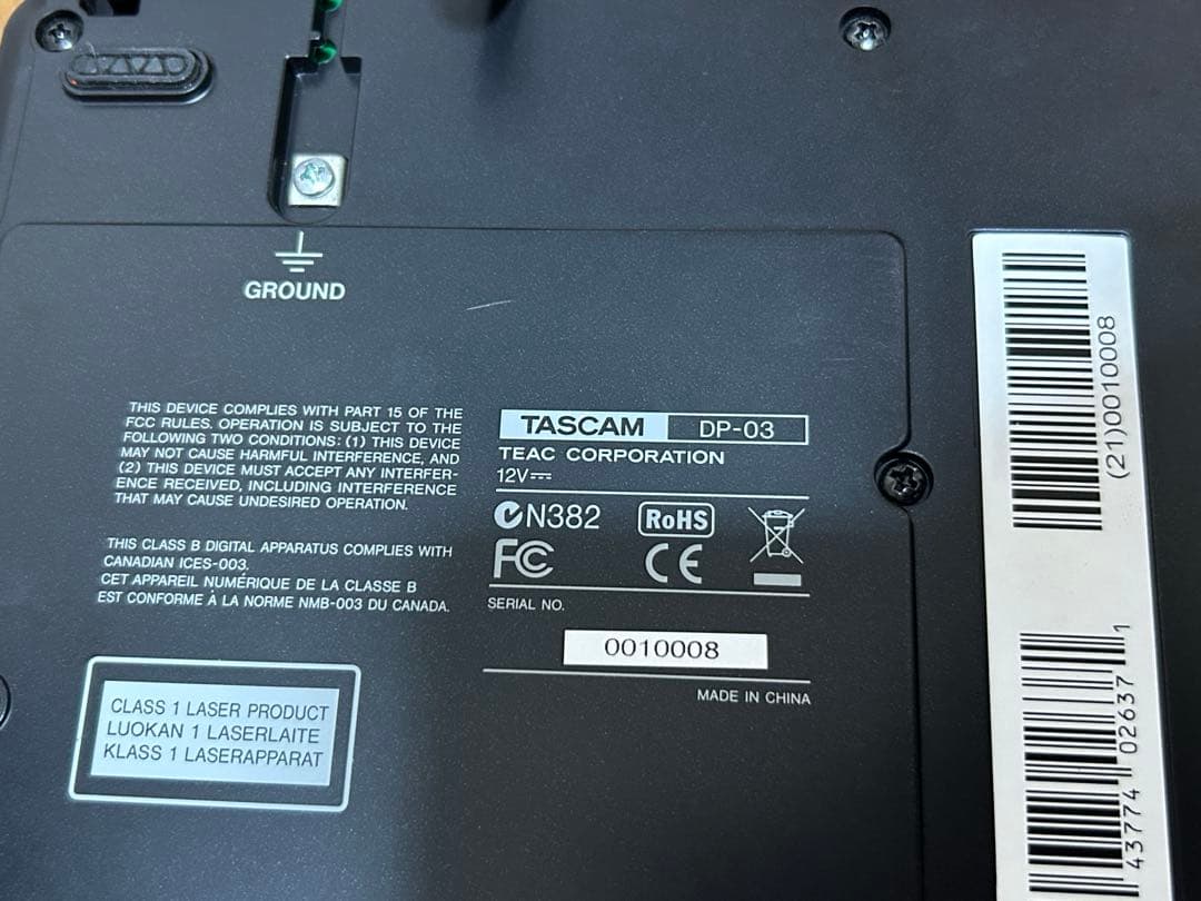 DTM・DAW TASCAM DP-03