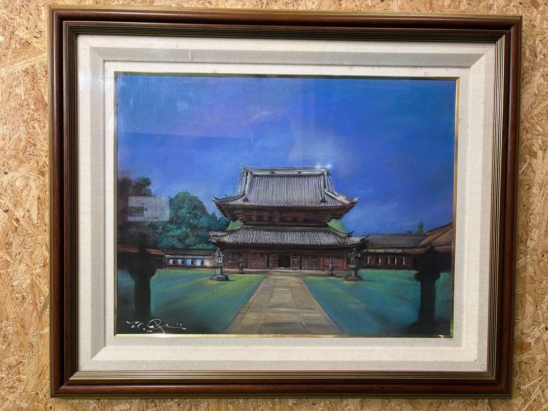 【ネイト・ジョルジオ作】オリジナル原画一点物「瑞龍寺」 #ネイト・ジョルジオ