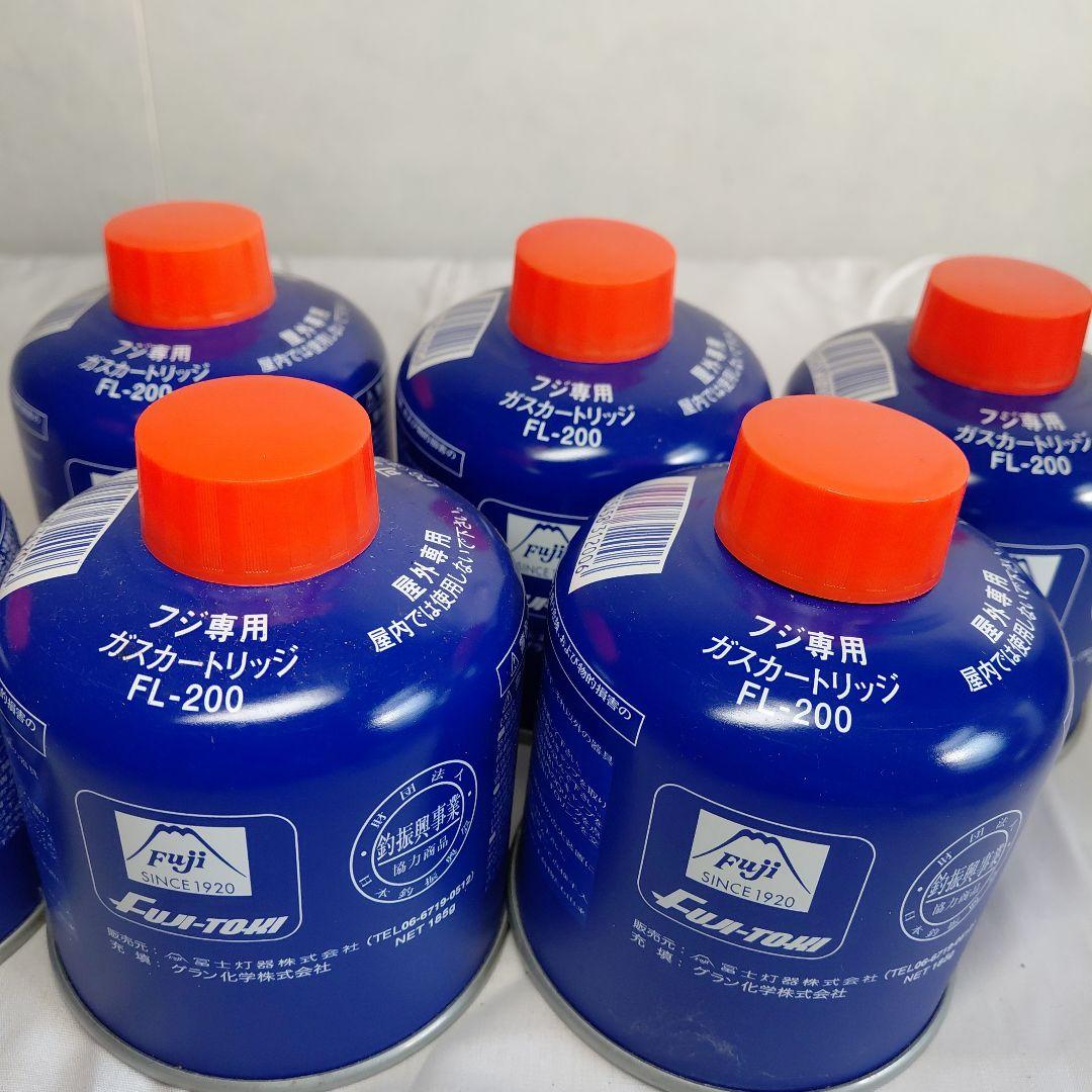 【未使用品】フジ FL-200 ガス缶 6個セット ガスカートリッジ