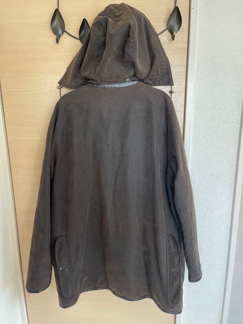 Barbour フード付きジャケット ダークブラウン　ビューチャンプXL