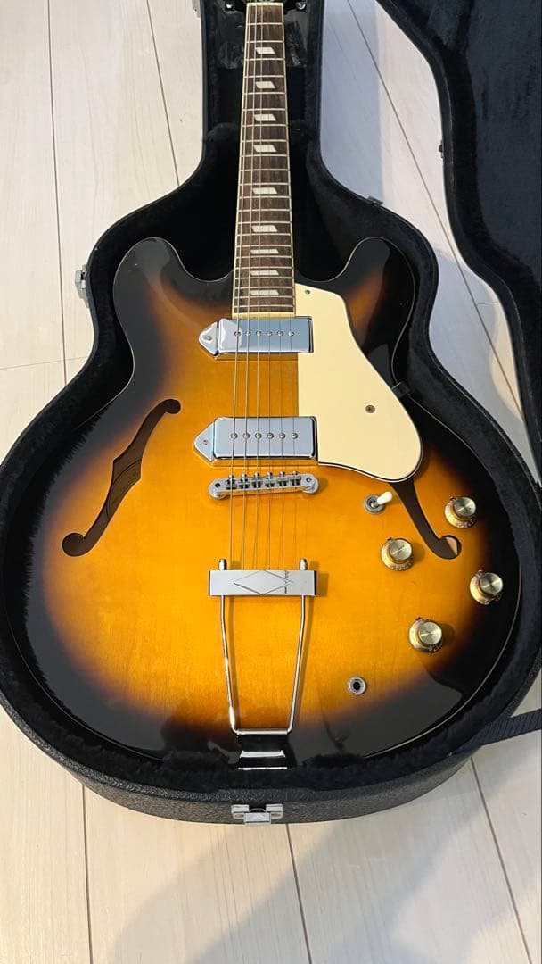 エピフォン カジノ Epiphone Casino ケース付き エレアコ