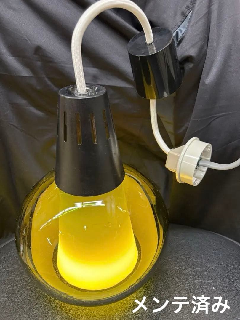 National ガラス製ペンダントライト 70年代物 レトロ ヴィンテージ