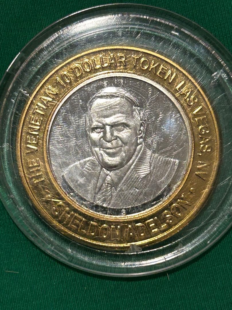 ラスベガス　カジノ　ヴェネチアン 10ドルトークン 限定品