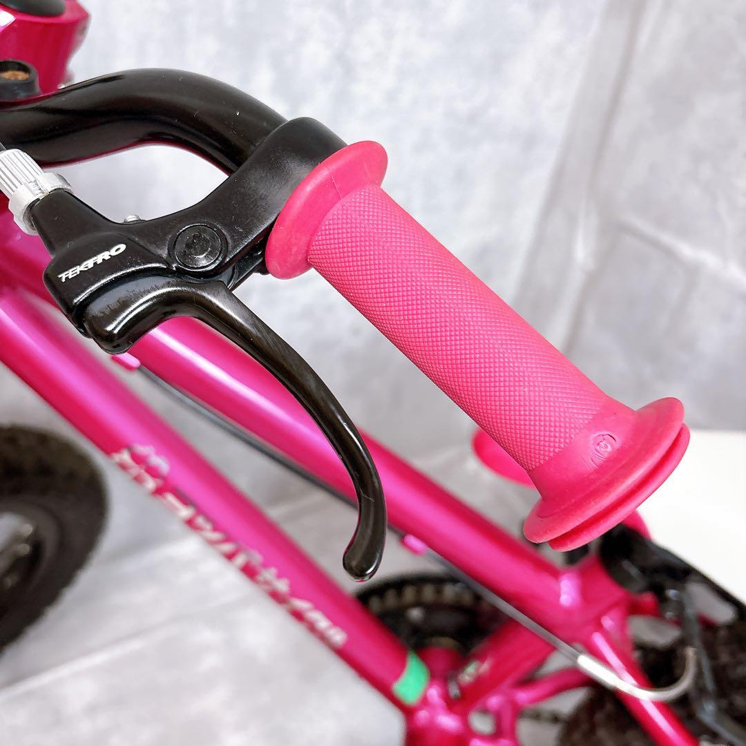 【美品】ヨツバサイクル 自転車 14インチ タイヤワックス済み