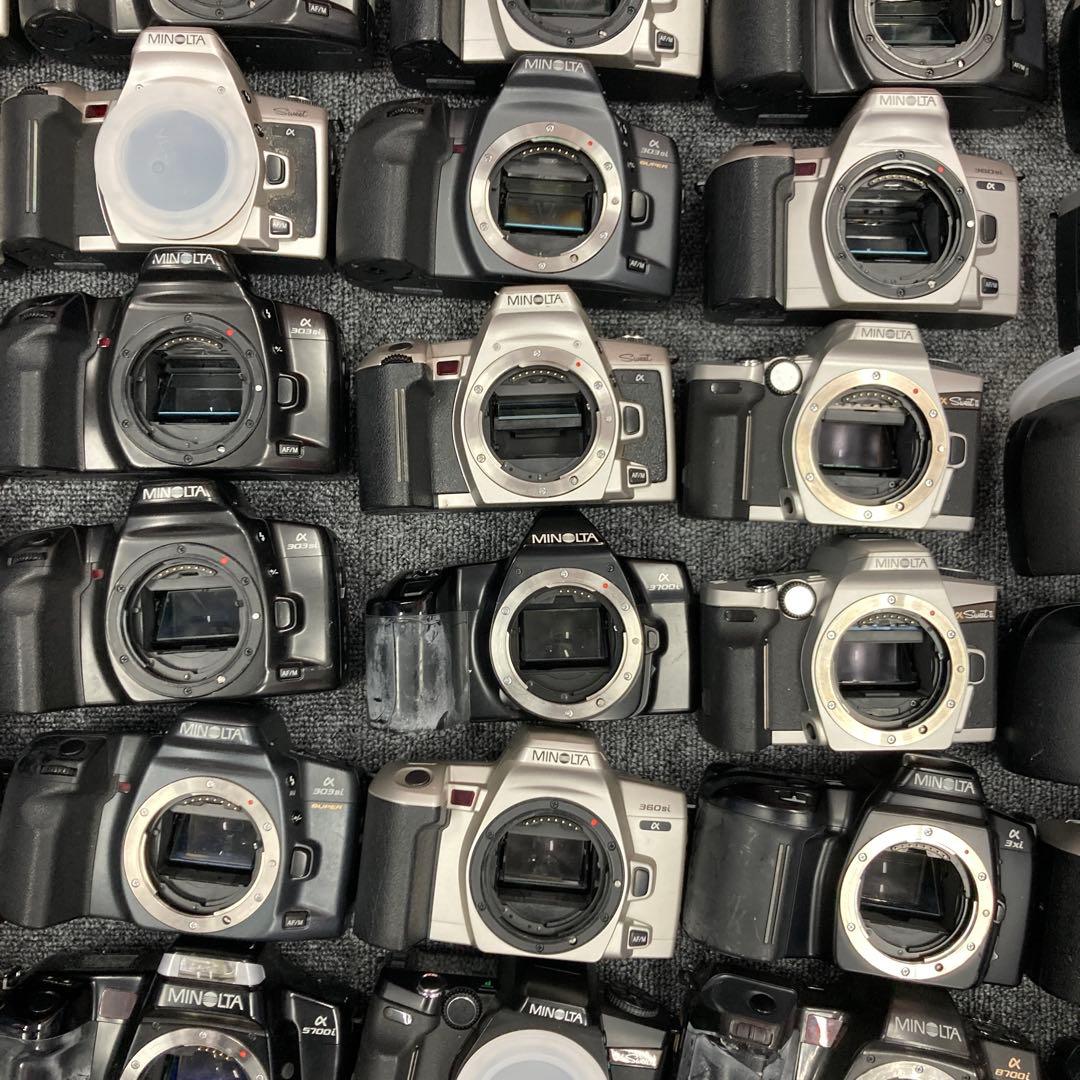 【メ5】計40個 MINOLTA 一眼レフ フィルムカメラ まとめ売り ジャンク
