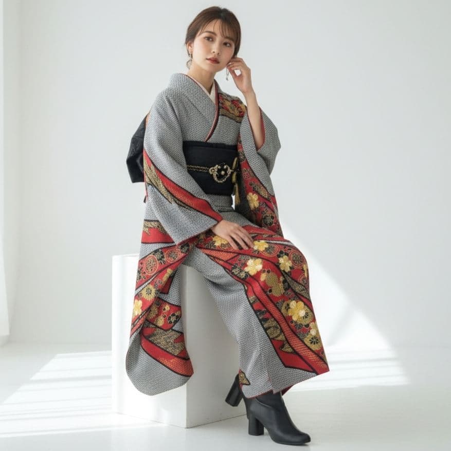 大特価SALE☆振袖フルセット・成人式・総絞り・本絞り・金駒刺繍・金彩加工