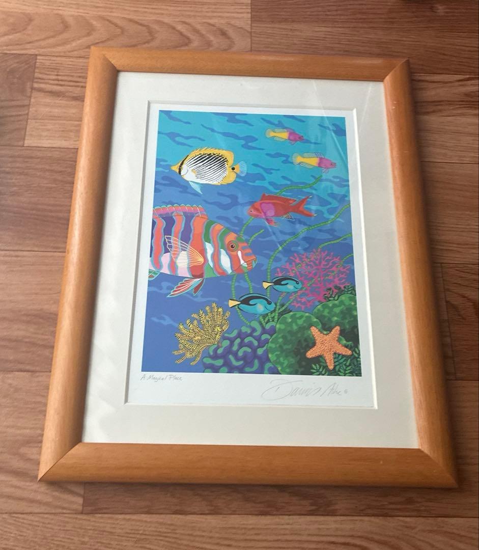 貴重　本人サイン David Ashe シルクスクリーン