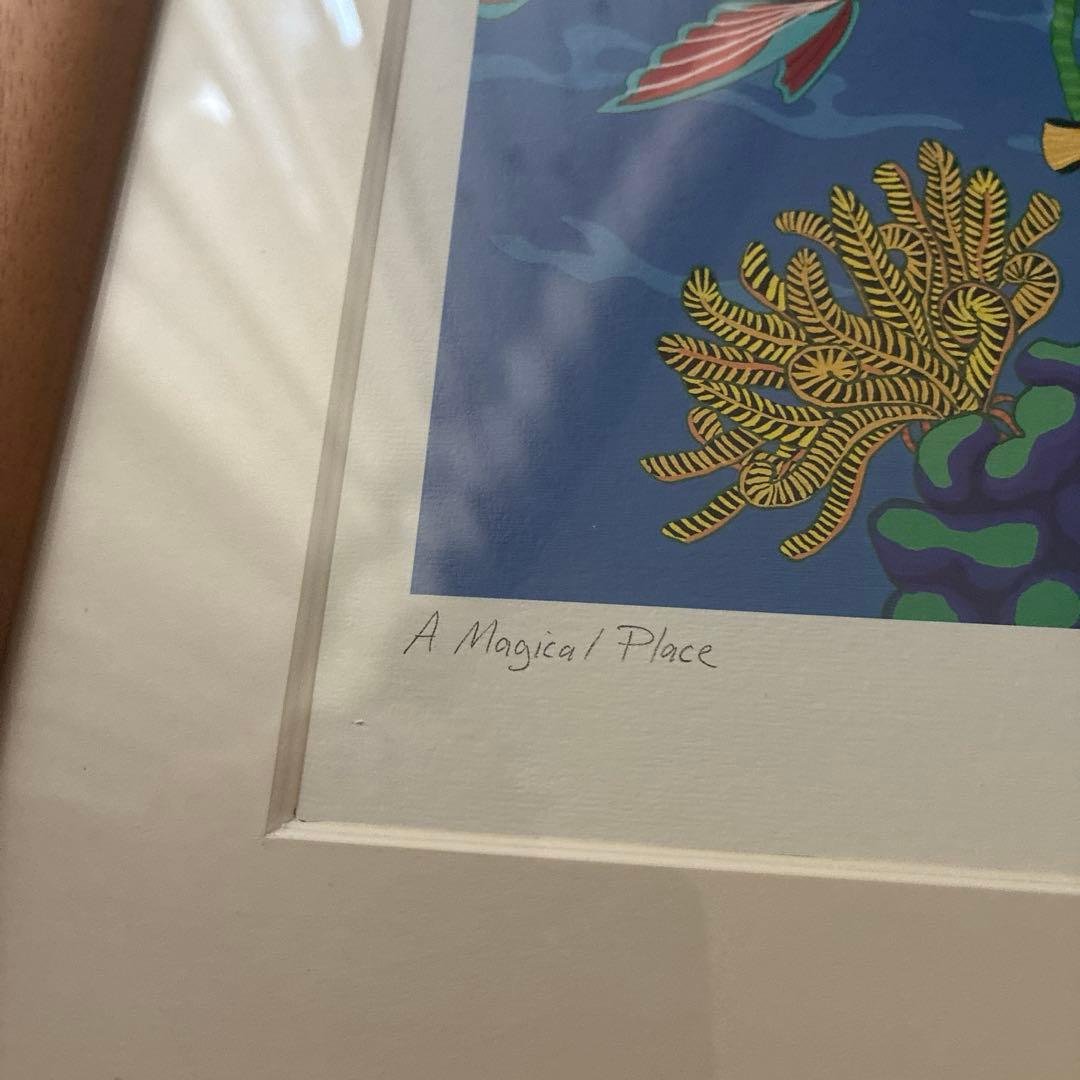 貴重　本人サイン David Ashe シルクスクリーン