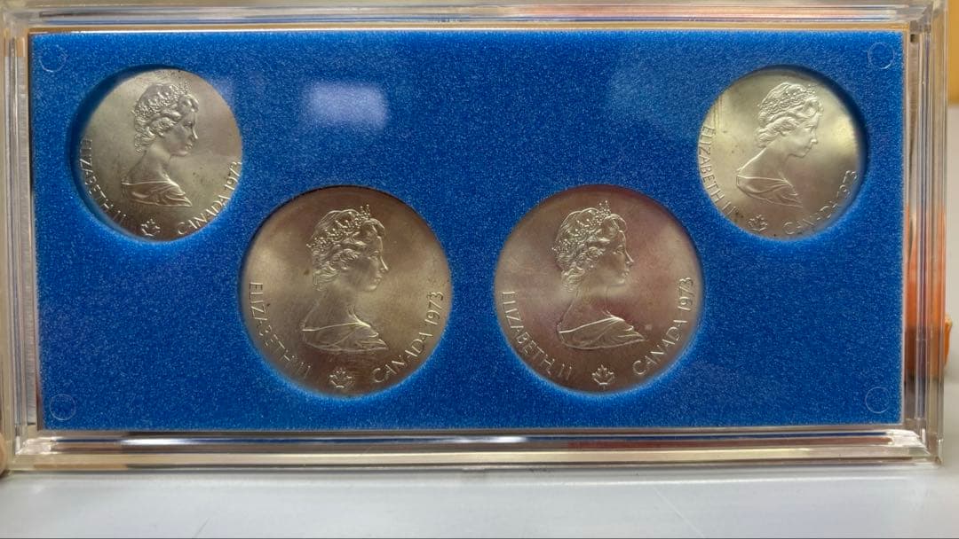 ↓1976年 モントリオールオリンピック 記念硬貨 4枚セット☆美品☆