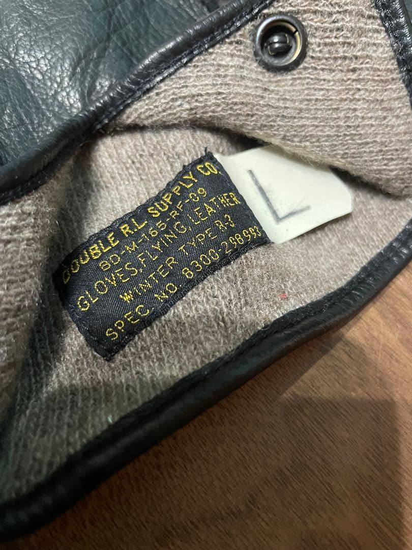DOUBLE R.L. & CO. レザー手袋 Lサイズ