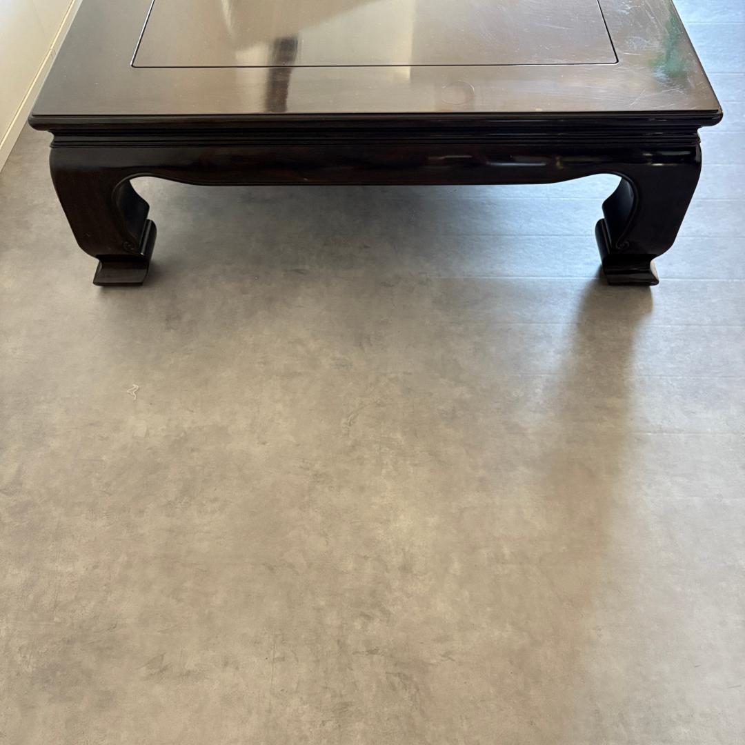 高級 黒檀　六尺座卓