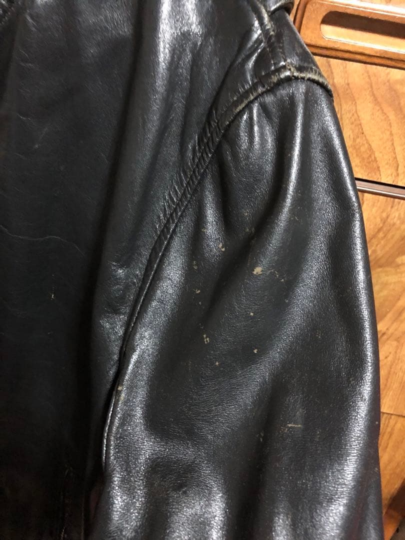 ヴィンテージ レザー シングル ライダース ジャケット 黒 ブラック TALON