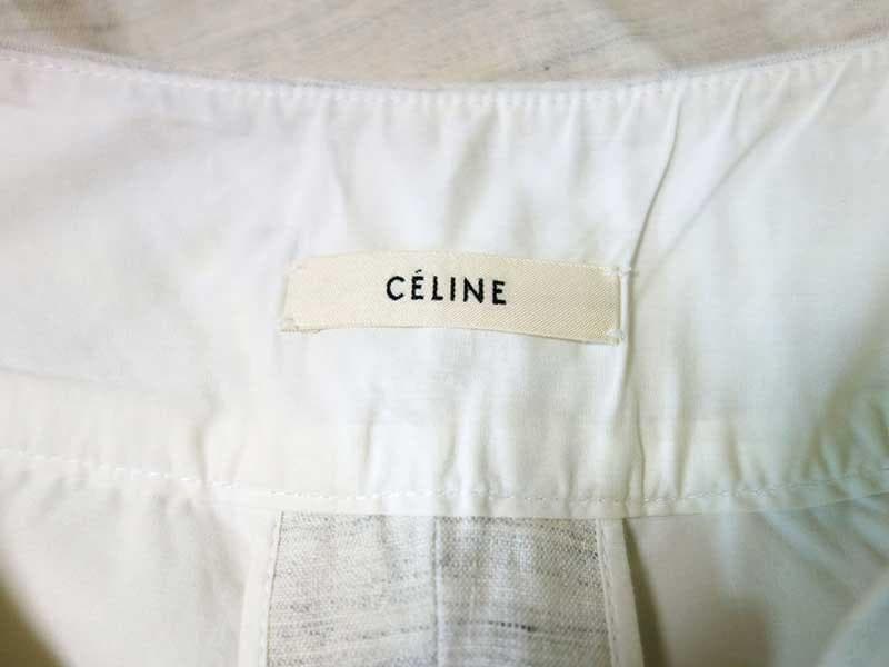 セリーヌ CELINE リネン サルエル カーゴパンツ 34 フィービーファイロ