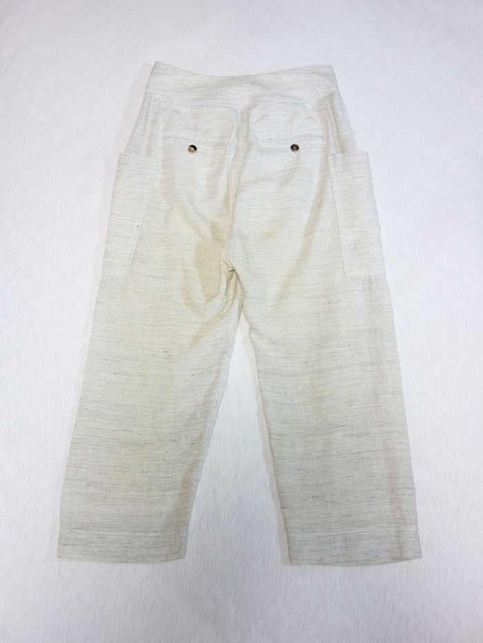 セリーヌ CELINE リネン サルエル カーゴパンツ 34 フィービーファイロ