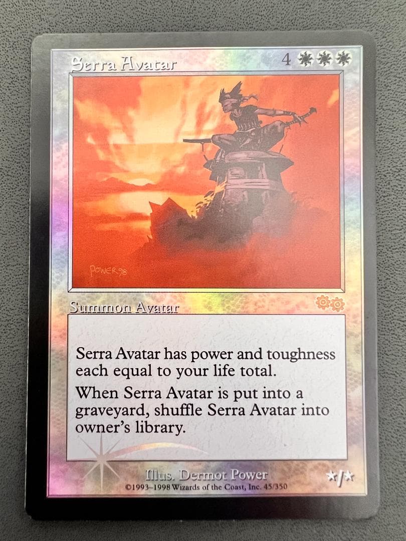 旧枠　foil「USG-P」セラのアバター/Serra Avatar　英語1枚