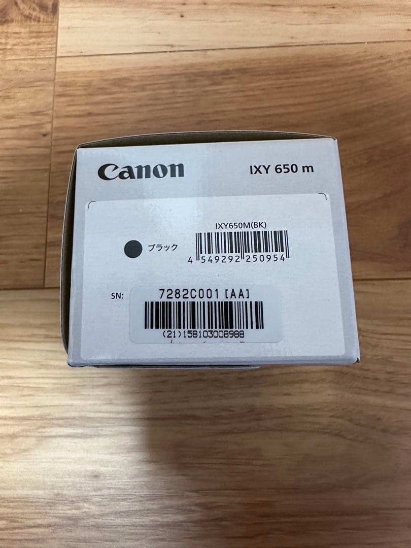 【新品未使用】Canon IXY 650 m ブラック キヤノン