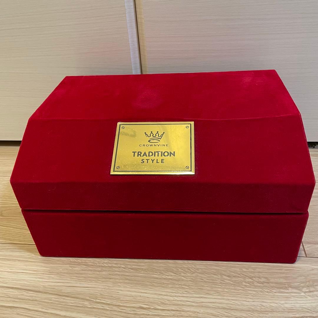 クリスタルデキャンタ　トラディション　スタイル　ブランデー　ブルー