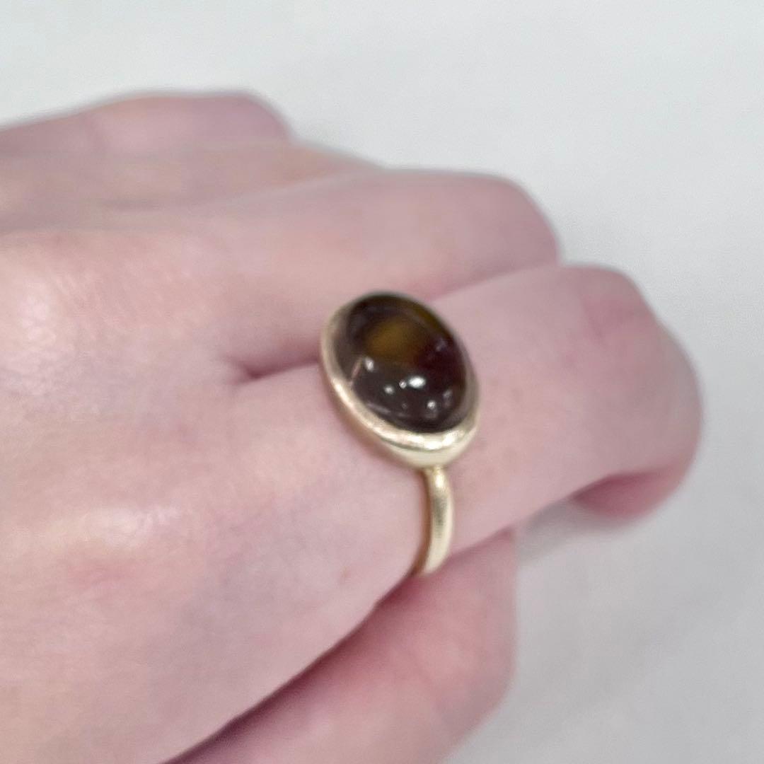 Fruitsjolie フリュイジョリ スモーキークォーツ リング 13号