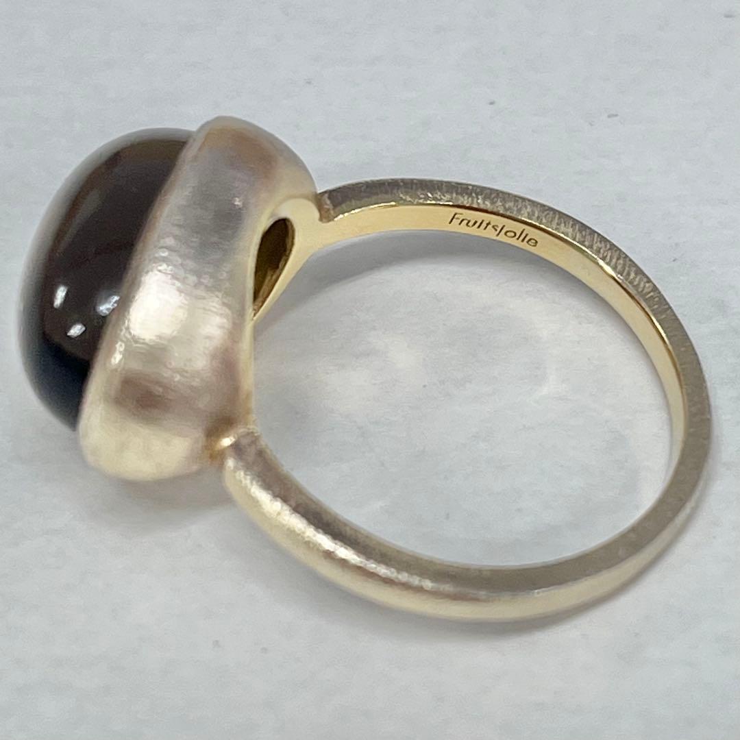 Fruitsjolie フリュイジョリ スモーキークォーツ リング 13号